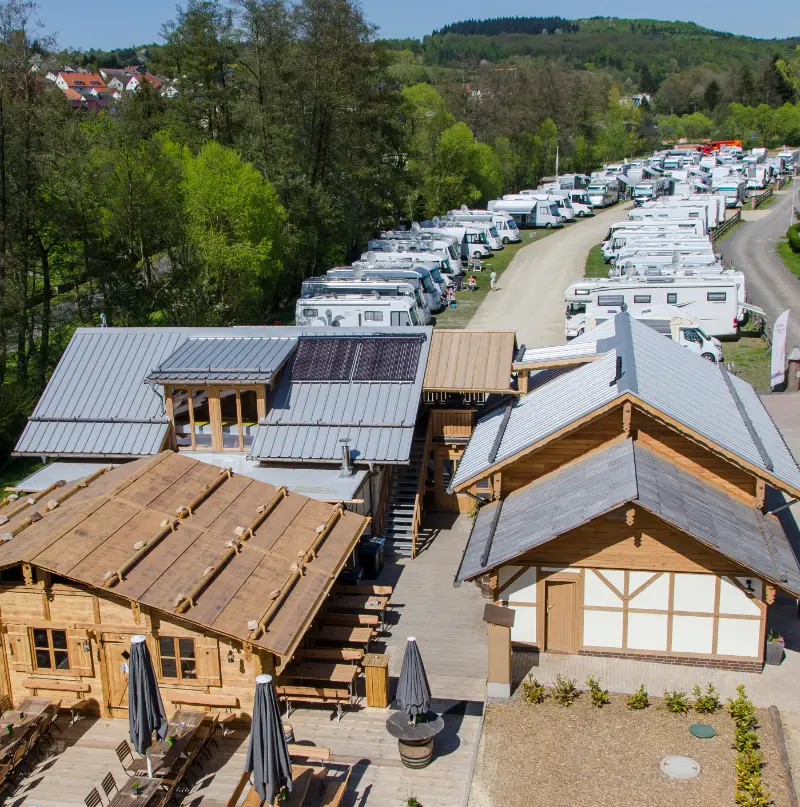 Unser Stellplatz - Reisemobilpark Urbachtal